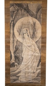 JAPANESE FIGURAL SCROLL, 18TH C.