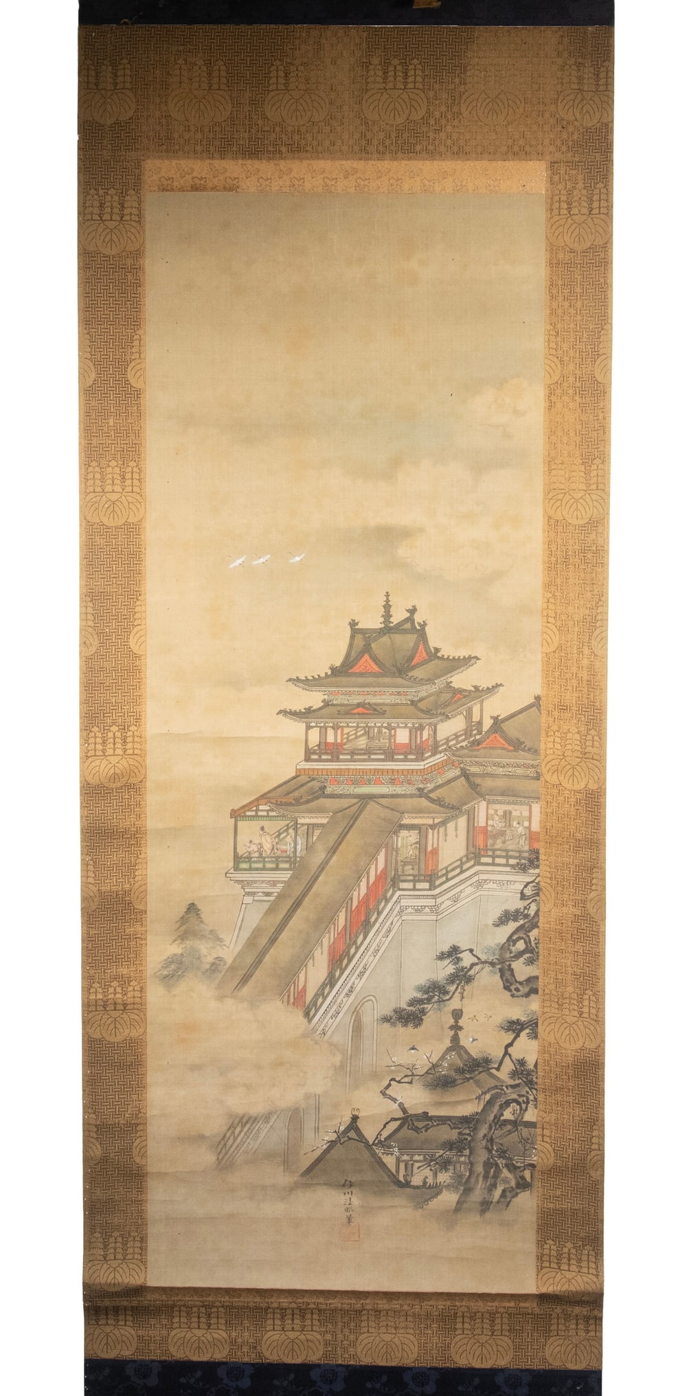 JAPANESE SCROLL ARTIST UNKNOWN (1 of 3)