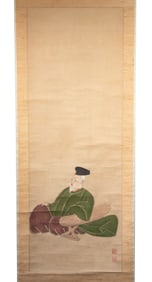 JAPANESE FIGURAL SCROLL