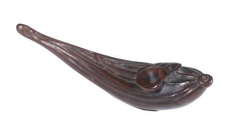 JAPANESE EDO WOOD NETSUKE