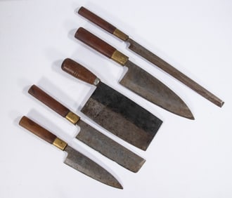 (5 PC) JAPANESE KITCHEN KNIFE SET