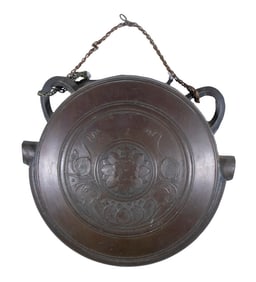 JAPANESE BRONZE WANIKUCHI TEMPLE GONG