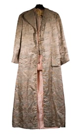 CA 1955 JAPANESE SILK 3 PC WOMAN'S OUTFIT, COAT, TOP AND SKIRT
