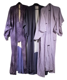 (3) CA 1955 JAPANESE MEN'S LONG KIMONO