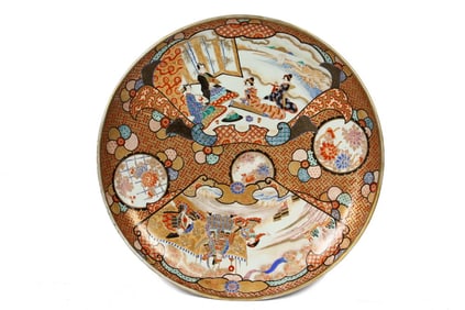 MONUMENTAL JAPANESE PORCELAIN CHARGER