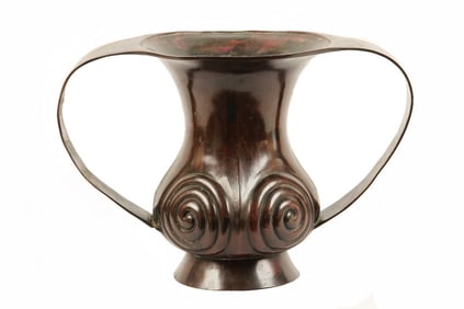 18TH C. JAPANESE BRONZE URN