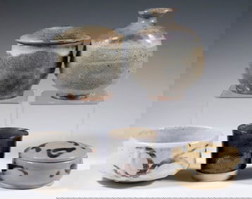 (5 PCS) JAPANESE POTTERY