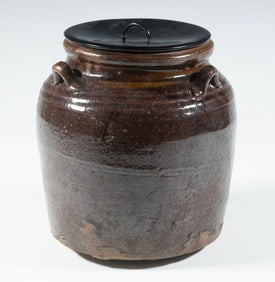 JAPANESE POTTERY MIZUSHASHI FRESHWATER JAR