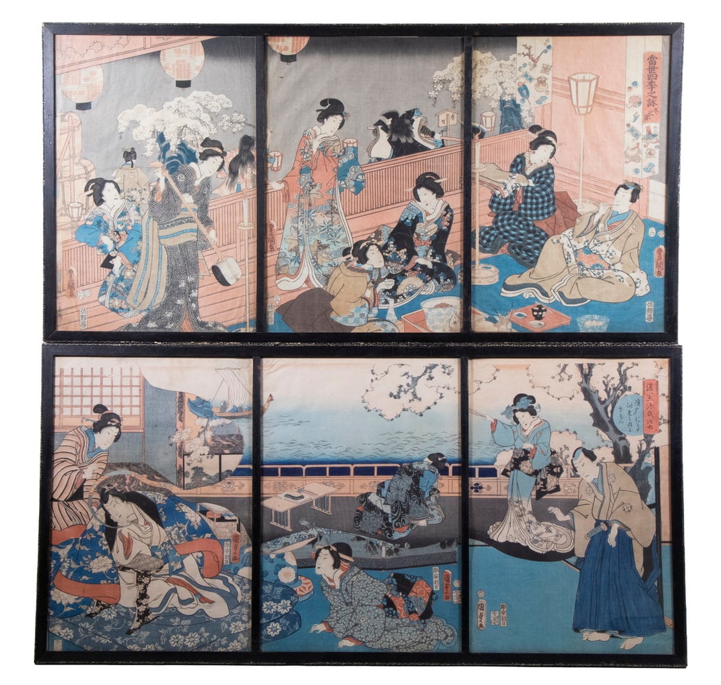 UTAGAWA TOYOKUNI (JAPAN, 1769-1825) (1 of 6)
