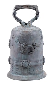 JAPANESE BRONZE SHRINE BELL