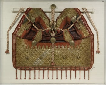 SAMURAI PROCESSIONAL CLOAK BY JAPANESE TEXTILE ARTIST JIA NA