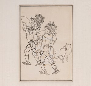 JAPANESE INK DRAWING