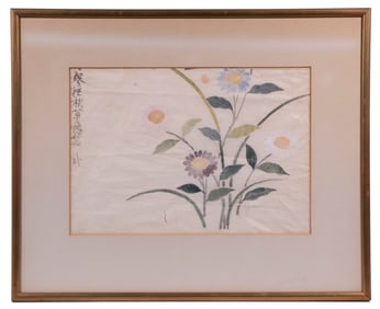 19TH C. JAPANESE WATERCOLOR