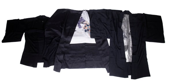 JAPANESE VINTAGE SILK HAORI JACKETS