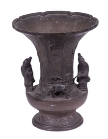 JAPANESE FIGURAL VASE