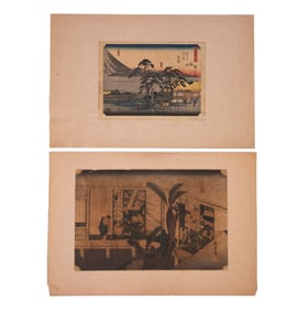 UTAGAWA HIROSHIGE (JAPAN, 1797-1858) UNFRAMED