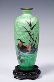 JAPANESE CLOISONNE VASE