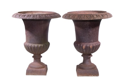 PR CAST IRON GARDEN URNS