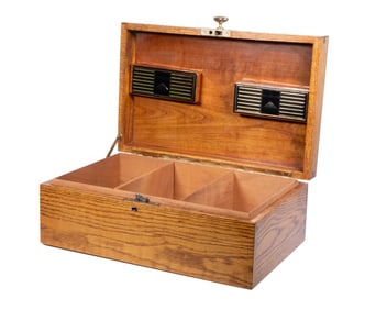 OAK CASED HUMIDOR