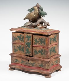 BLACK FOREST CARVED JEWELRY BOX