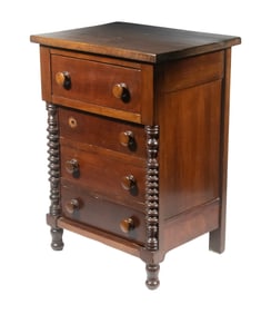 CIRCA 1900 CHILD SIZED MAHOGANY DRESSER