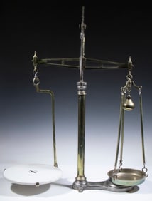 19TH C. ENGLISH SCALE BY J.H. PIPER, WOLVERHAMPTON