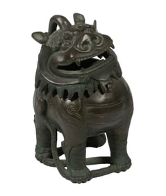 CHINESE BRONZE LUDUAN INCENSE BURNER