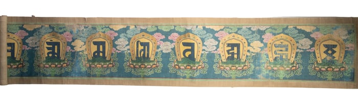 CHINESE ASTROLOGY SCROLL