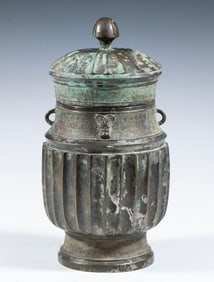 CHINESE BRONZE ARCHAIC JAR