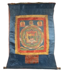 EARLY TIBETAN THANGKA