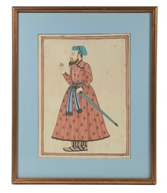 19TH C. PERSIAN PORTRAIT