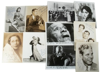 (40) SIGNED 8X10 PHOTOS, MOSTLY EARLY AMERICAN JAZZ
