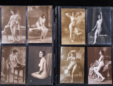 (70) VINTAGE NUDE PHOTOS, 1910'S-40'S