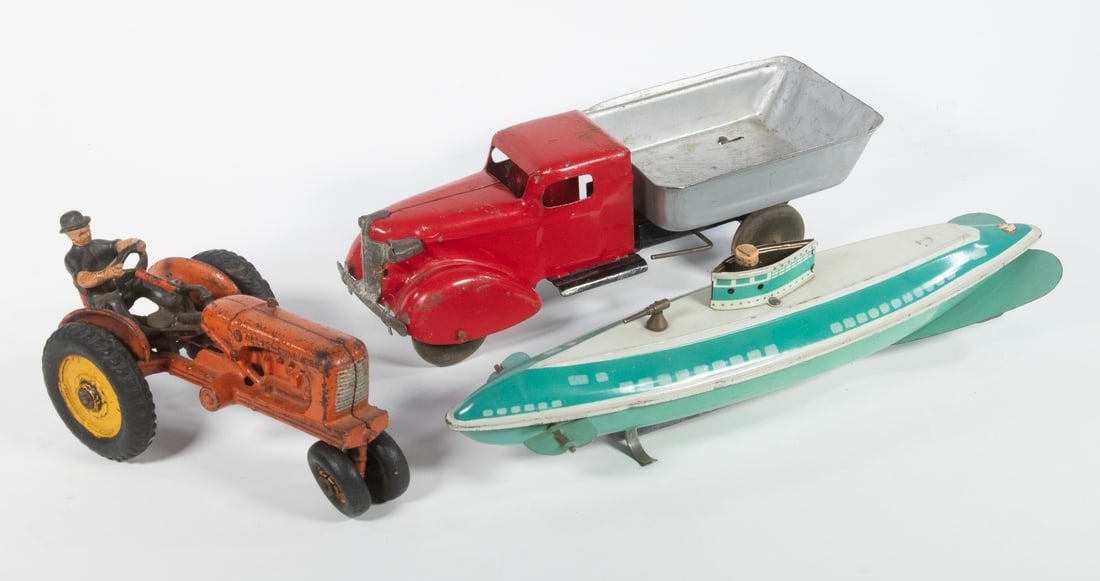(3) VINTAGE TOY VEHICLES (1 of 1)