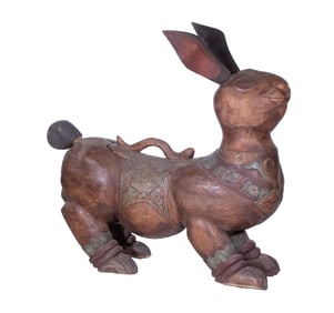 ANGLO-INDIAN CAROUSEL RABBIT