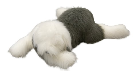 LIFE SIZE STUFFED ENGLISH SHEEPDOG TOY