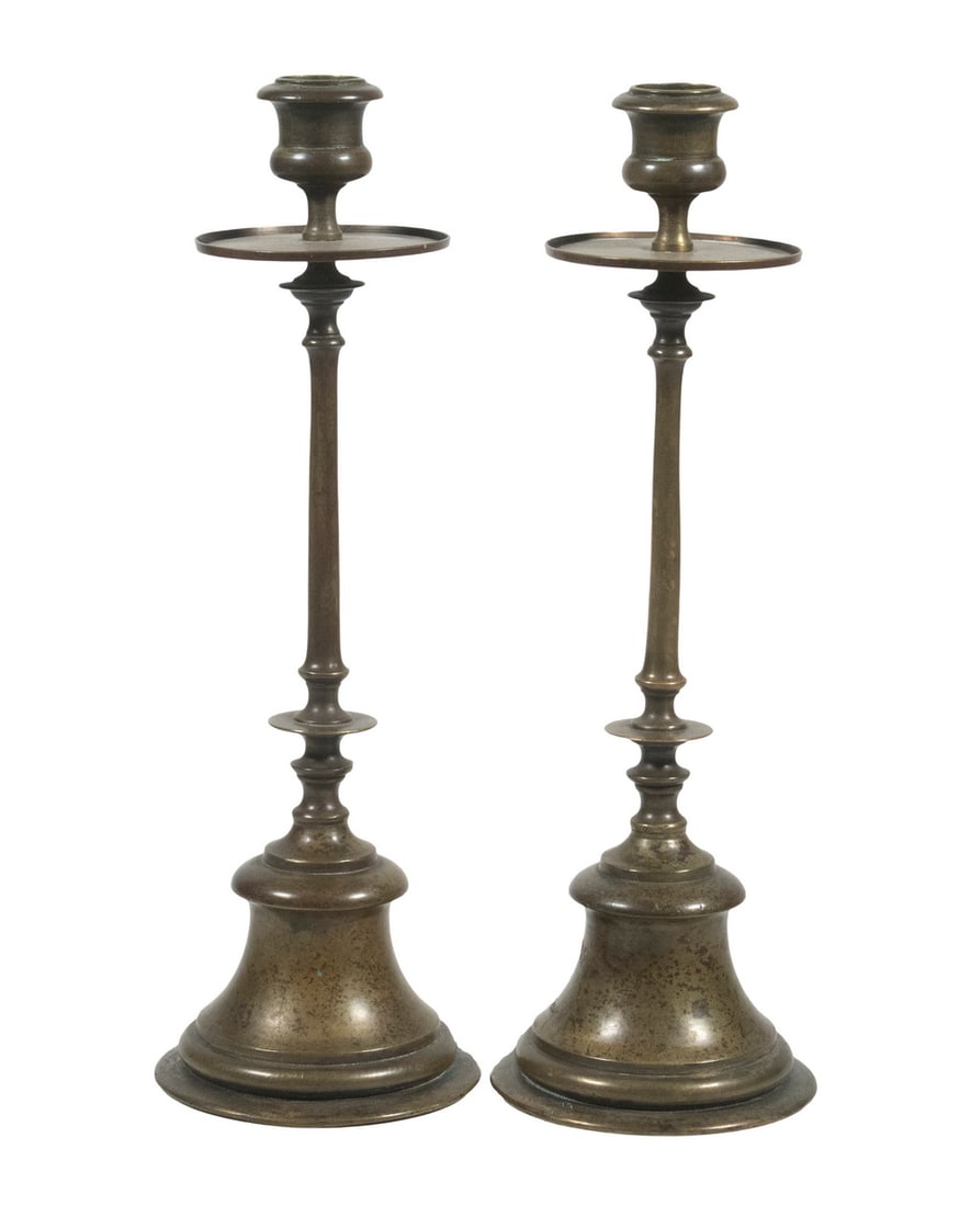 PR ENGLISH BRASS CANDLESTICKS (1 of 3)