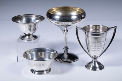 (4) STERLING SILVER VESSELS