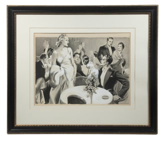 1930'S ORIGINAL B&W ILLUSTRATION