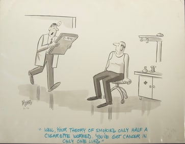 CARTOON ART 1970 AL JOHNS
