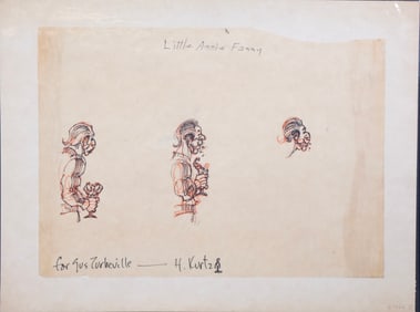CARTOON ART "LITTLE ANNIE FANNY, BY HARVEY KURTZMAN (1924-1993)