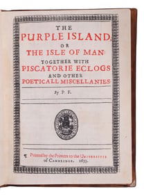 RARE ENGLISH POETRY BOOK, PHINEAS FLETCHER, 1633