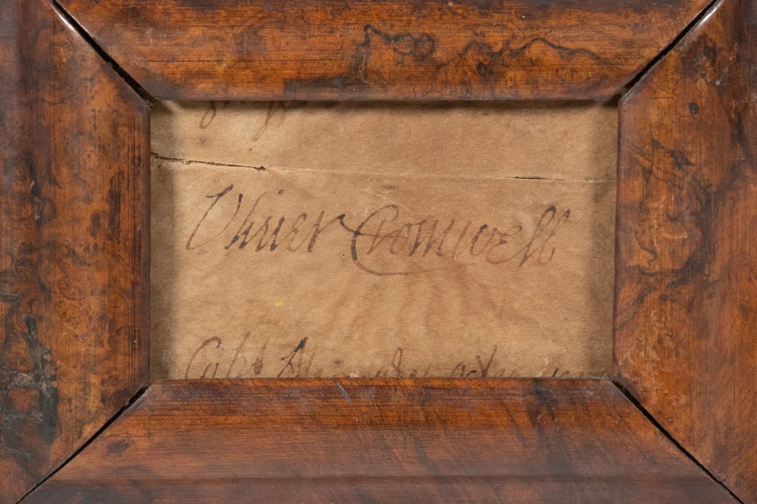 OLIVER CROMWELL (1599-1658) AUTOGRAPH ADDRESSED TO CAPT GORDON 1640: Parchment letter cover fragment, signed "Oliver Cromwell", the 'Roundhead' who ordered the beheading of Charles I in 1649. Cromwell is using his full name (before he became 'Protector' of the Commonwe