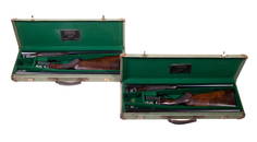 MATCHED PAIR OF CHURCHILL "THE REGAL" SHOTGUNS IN ORIGINAL CASES, 12 GA