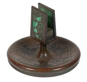 TIFFANY STUDIOS "GRAPEVINE" MATCHBOX HOLDER