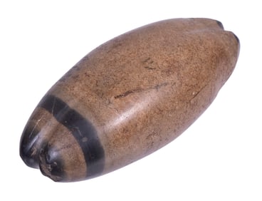 FISHING STONE SINKER WITH LASHING GROOVE