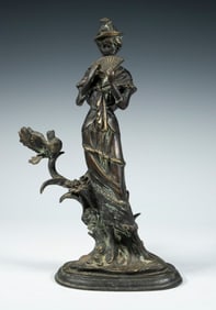 BRONZE SCULPTURE SIGNED ' W. CROSA'