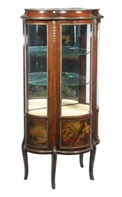 FRENCH LOUIS XVI FRUITWOOD VITRINE