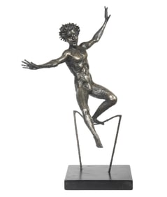 MIDCENTURY DESIGN STEEL FIGURAL SCULPTURE