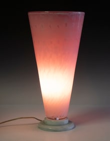 GLASSLIGHT STUDIO ART GLASS TABLE LAMP